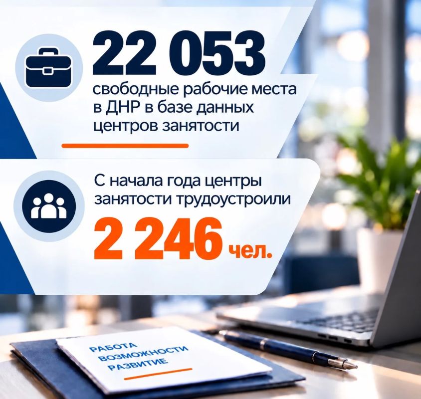 Лариса Толстыкина: Актуальная ситуация на рынке труда ДНР по состоянию на 12.10.2026