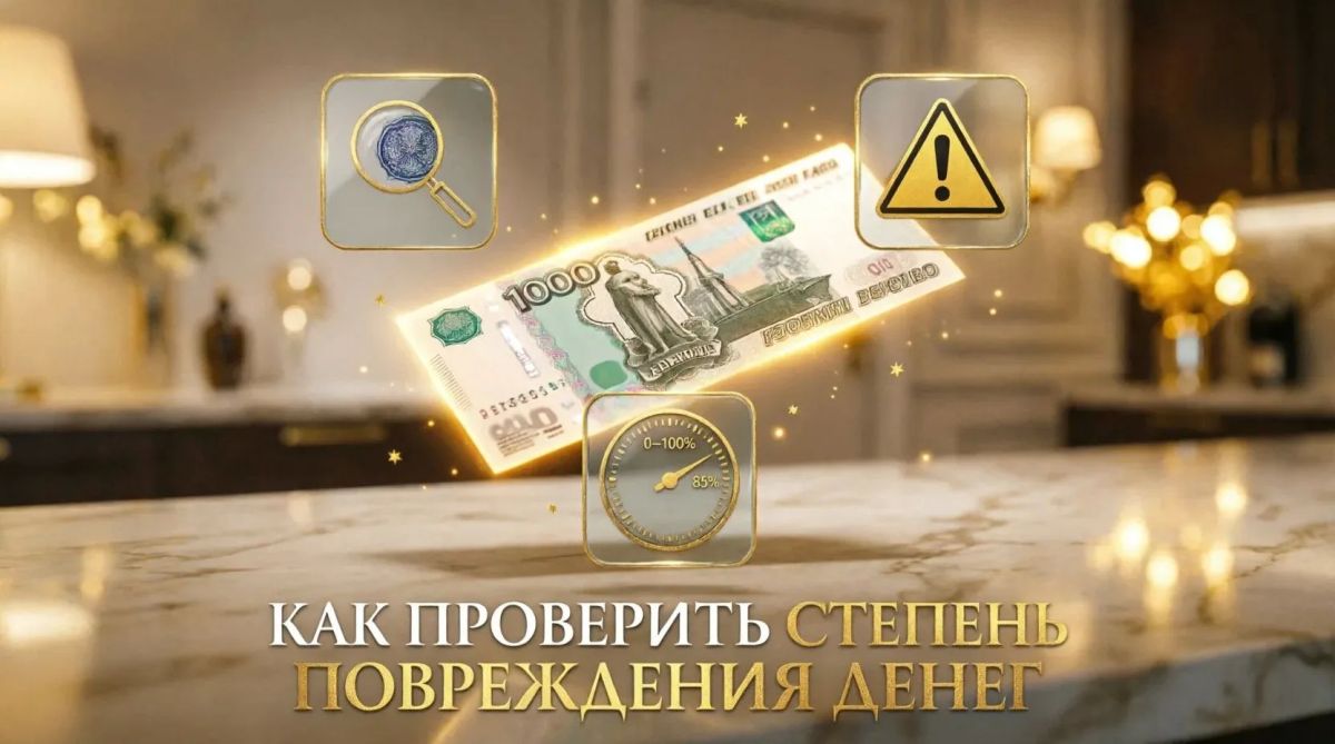 Как оценить степень повреждения денег?