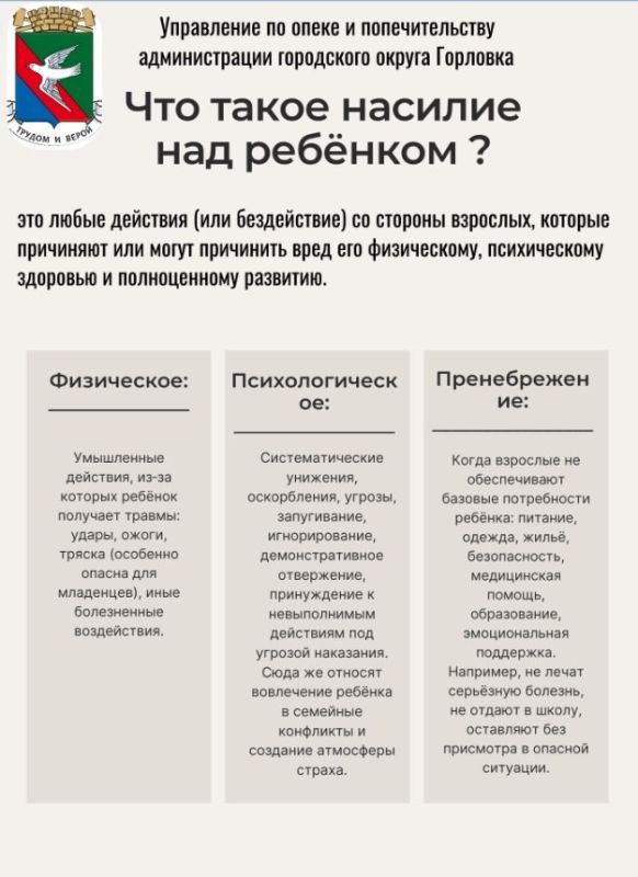 Защита детей - общая ответственность