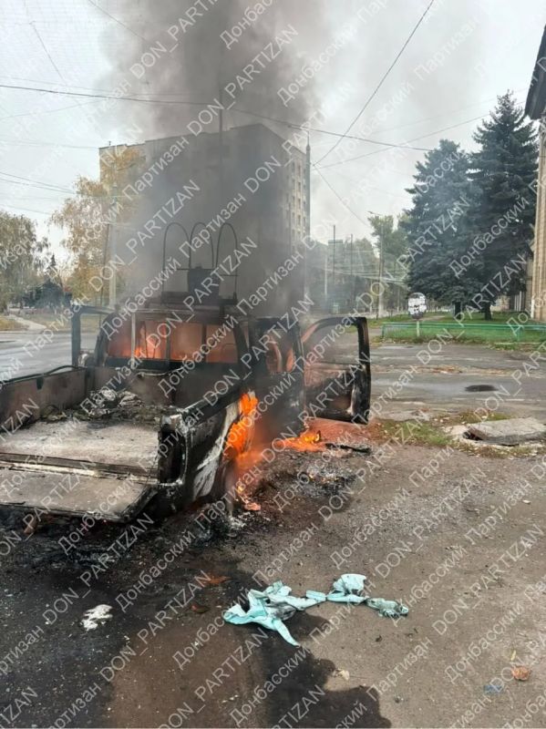 В Славянске приостановлено движение автотранспорта — работает патрульная служба ВС РФ
