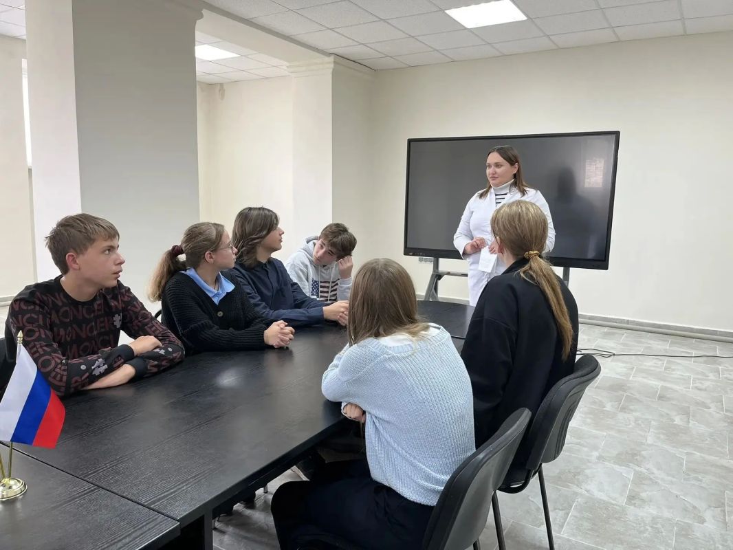 В общеобразовательной школе № 1 прошла поучительная лекция «Вредные привычки