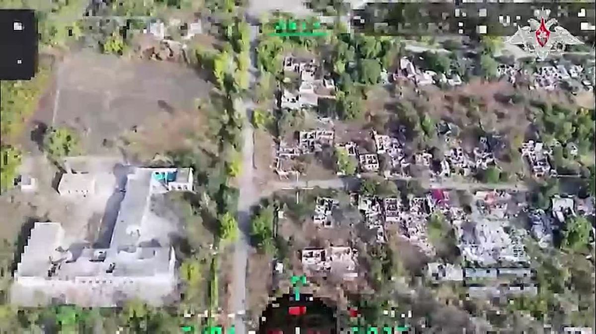 Кадры от наших бойцов из освобождённого Доброполья