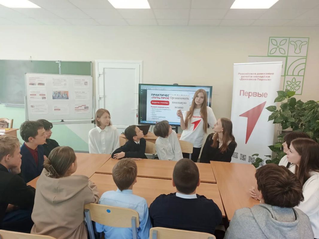 Школа актива Совета Первых в Хмелевской школе Школа актива Совета Первых в Хмелевской школе