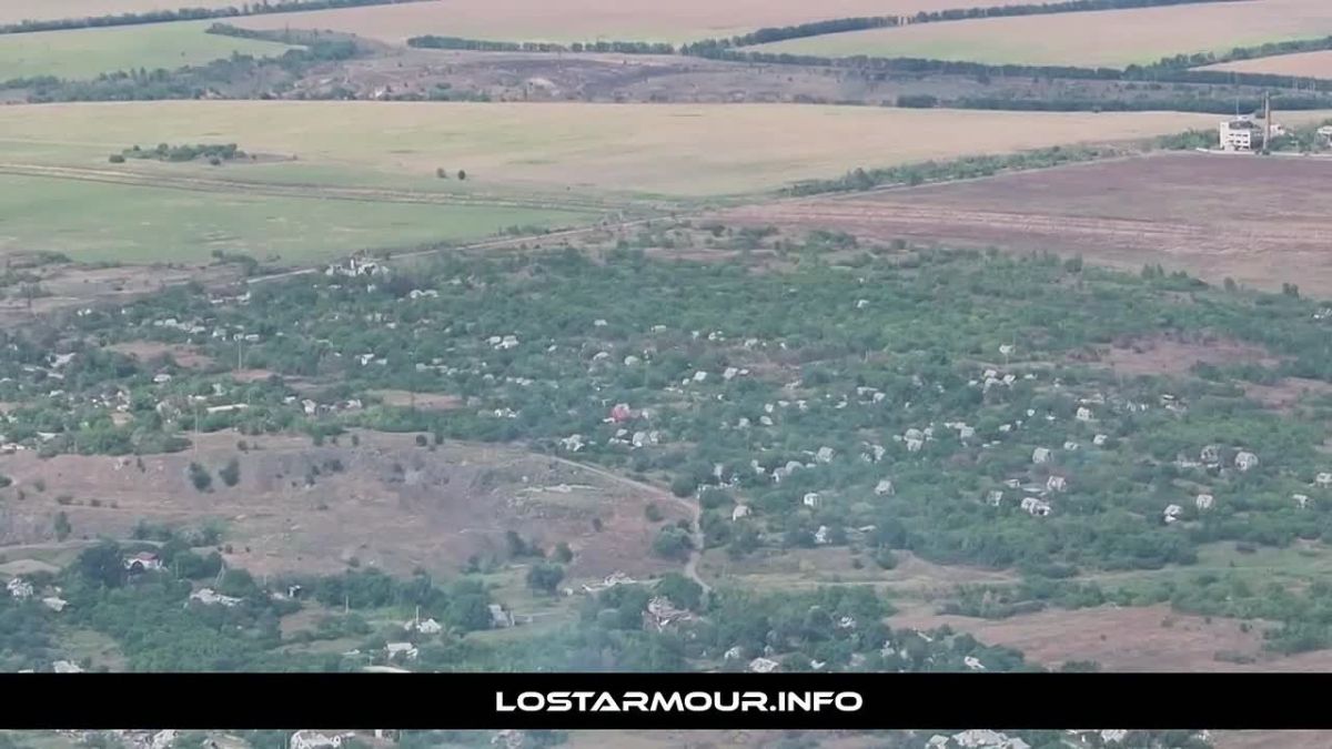 Кадры из освобожденного города Доброполье