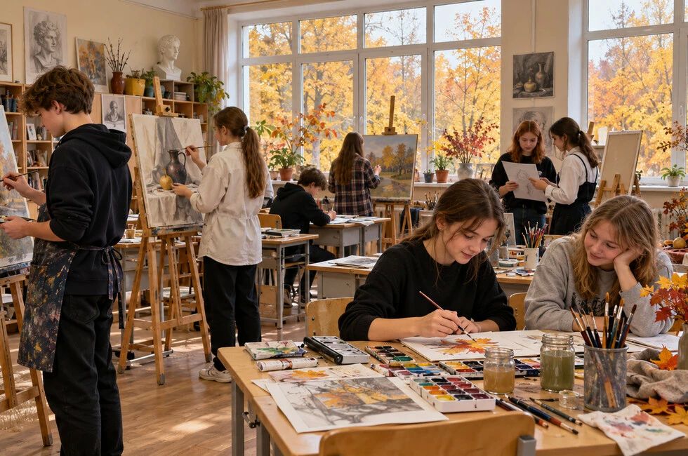 В школах ДНР обновляют кабинеты физики, труда и искусства