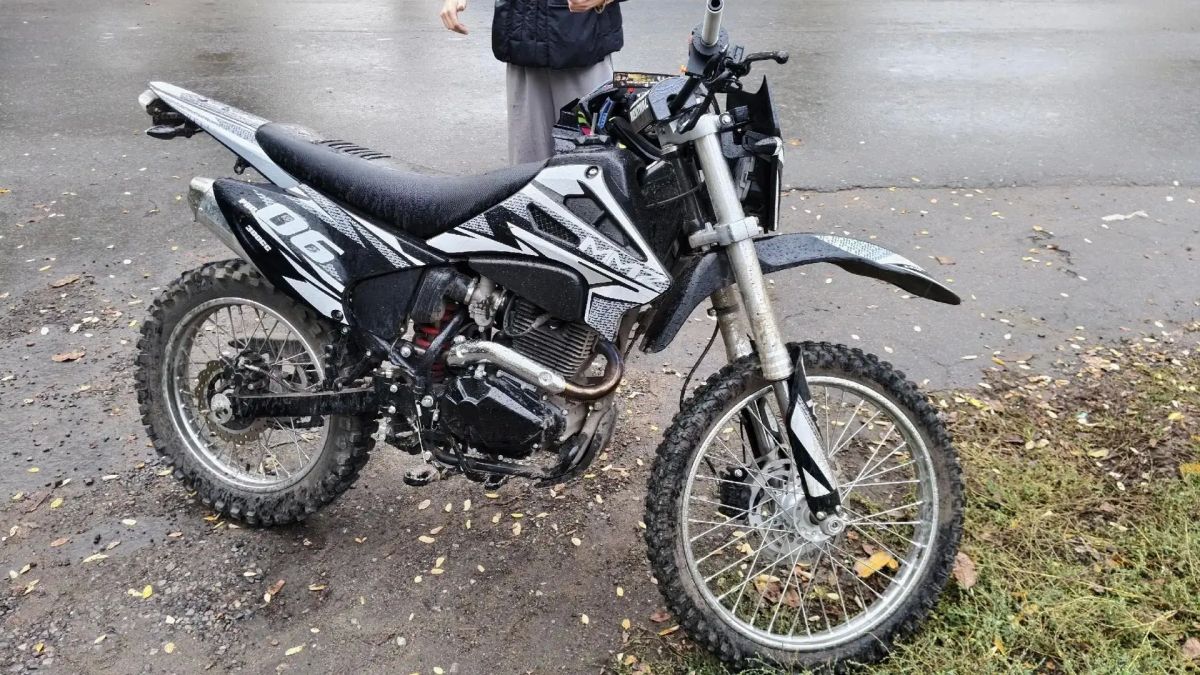 Подросток травмирован в ДТП при управлении мотоциклом