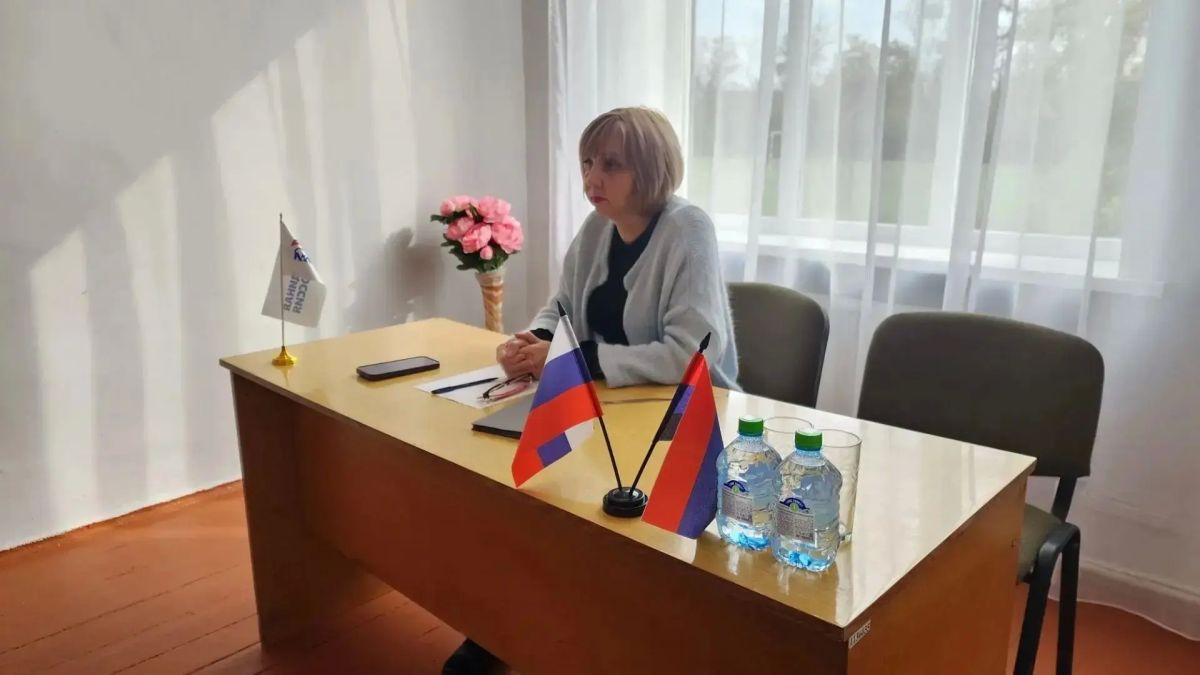 В селе Петровское состоялась встреча с населением