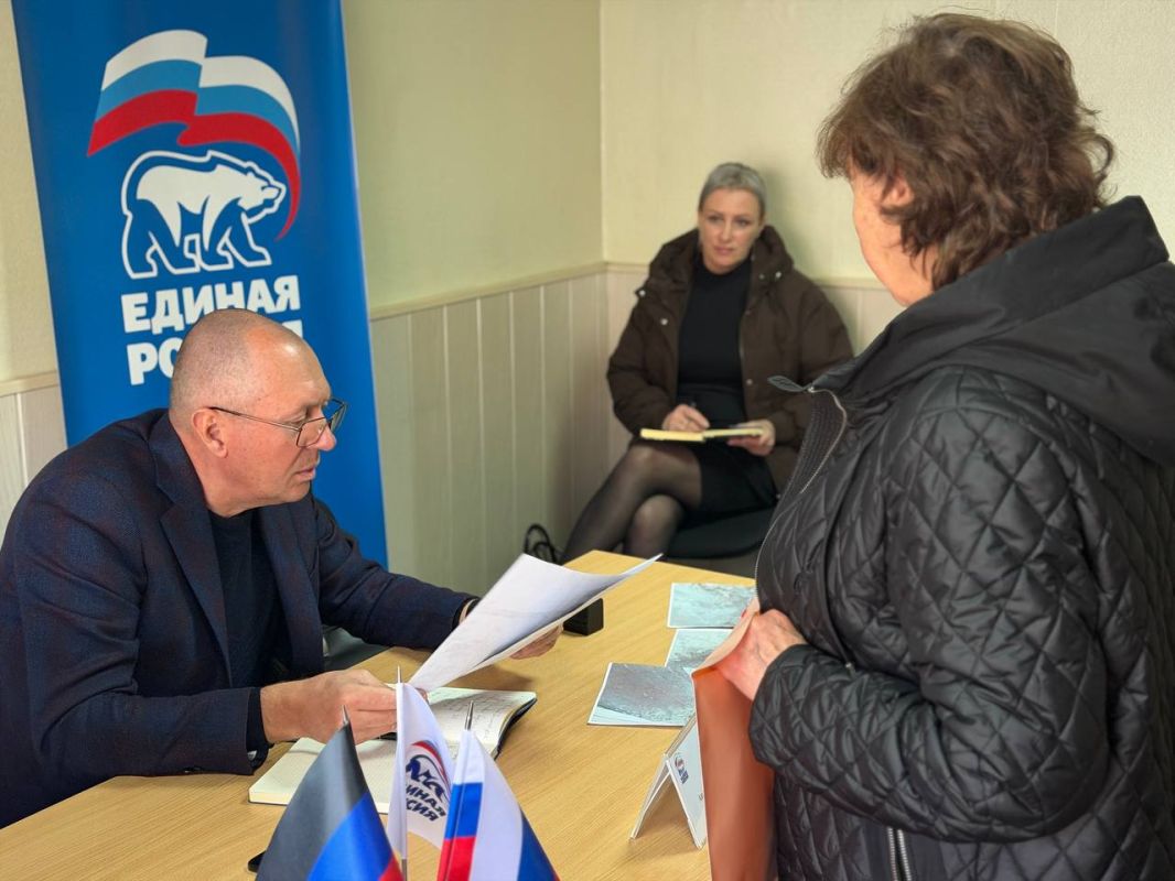 В Снежном прошел приём депутата Народного Совета ДНР