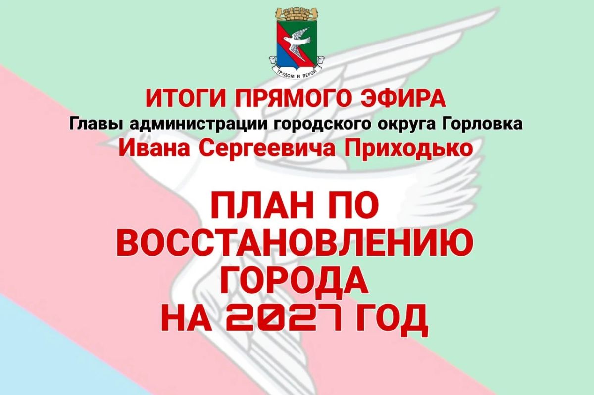 Иван Приходько: План по восстановлению города на 2027 год