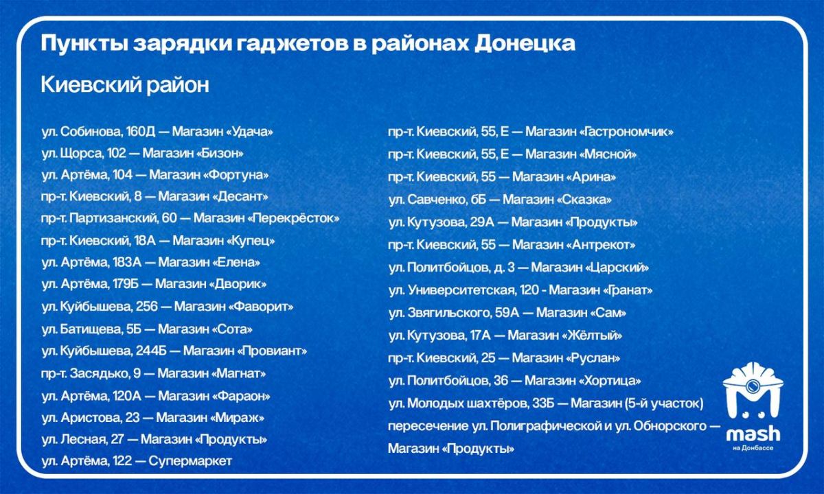 Дождались! В Донецке открылись пункты подзарядки Дождались! В Донецке открылись пункты подзарядки