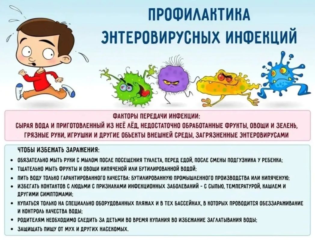 ПРОФИЛАКТИКА ЭНТЕРОВИРУСНЫХ ИНФЕКЦИЙ