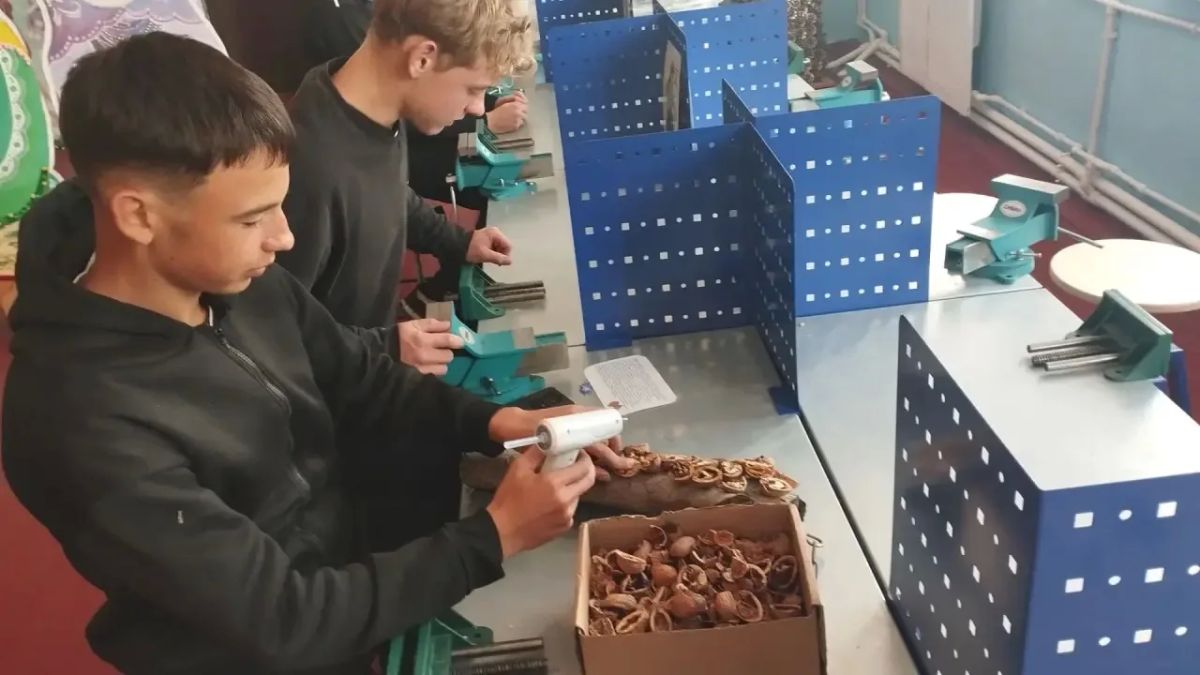 Забота о пернатых: обучающиеся Портовской школы изготовили кормушку для птиц Забота о пернатых: обучающиеся Портовской школы изготовили кормушку для птиц