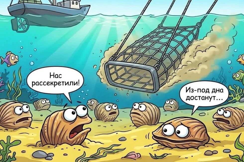 Запатентована драга для лова спрятавшейся скафарки в Азовском море