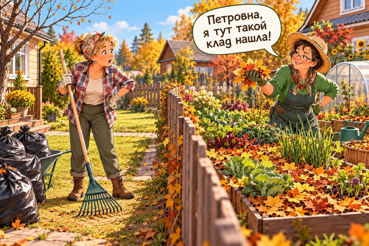 Опавшие листья не всегда являются мусором: осенний опад можно превратить в удобрение и тепло