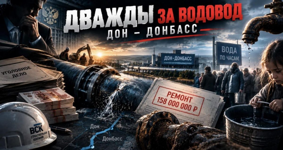 Чиновники избежали суда, а бюджет платит дважды: кто заработает на ремонте водовода «Дон – Донбасс»?