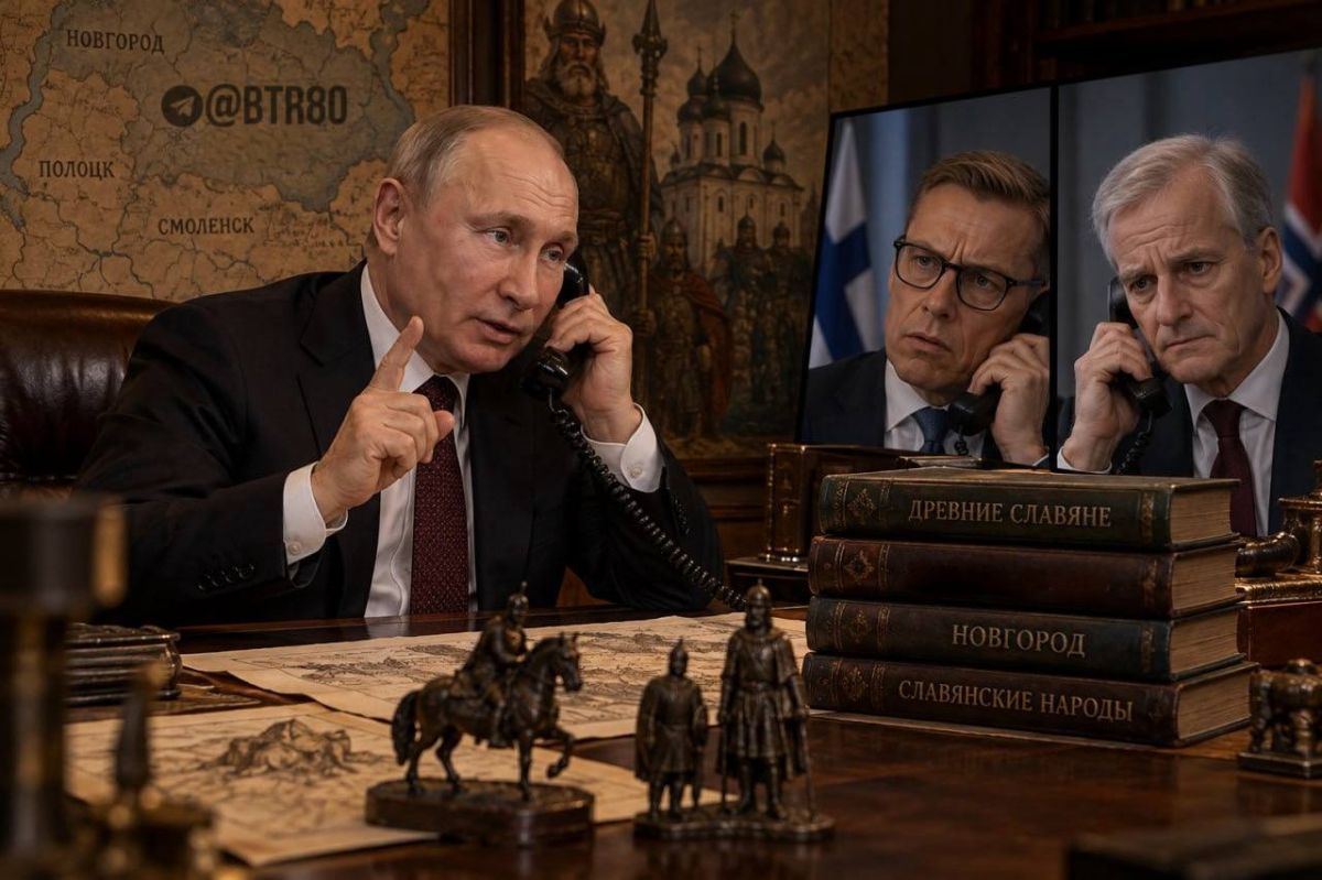 Владимир Путин посвятил значительную часть 90-минутного телефонного разговора с президентом Финляндии и премьером Норвегии лекции по средневековой славянской истории — Financial Times