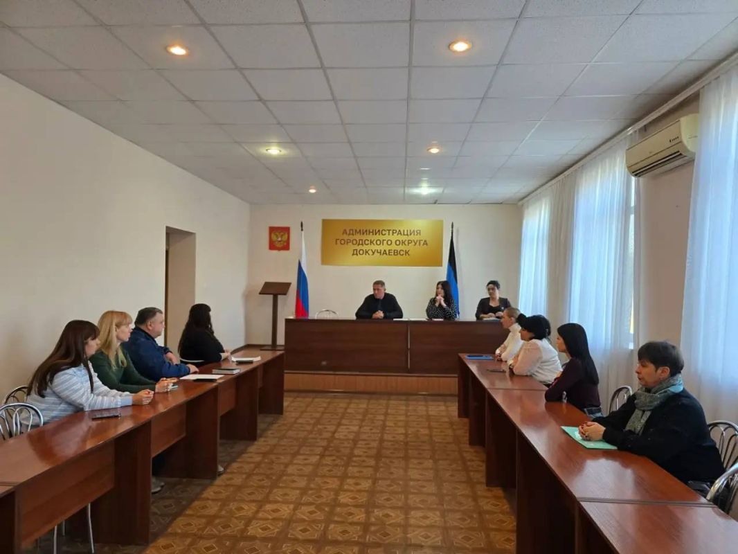 В Докучаевске продолжает работу штаб по здравоохранению, созданный по поручению Главы ДНР Дениса Пушилина