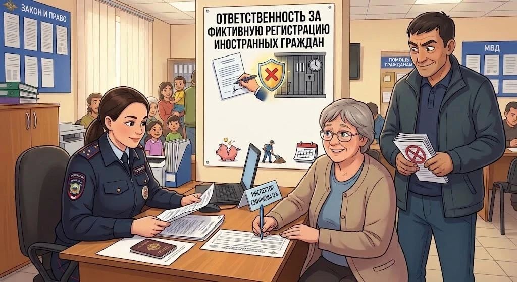 Уголовная ответственность за фиктивную постановку на учет иностранных граждан