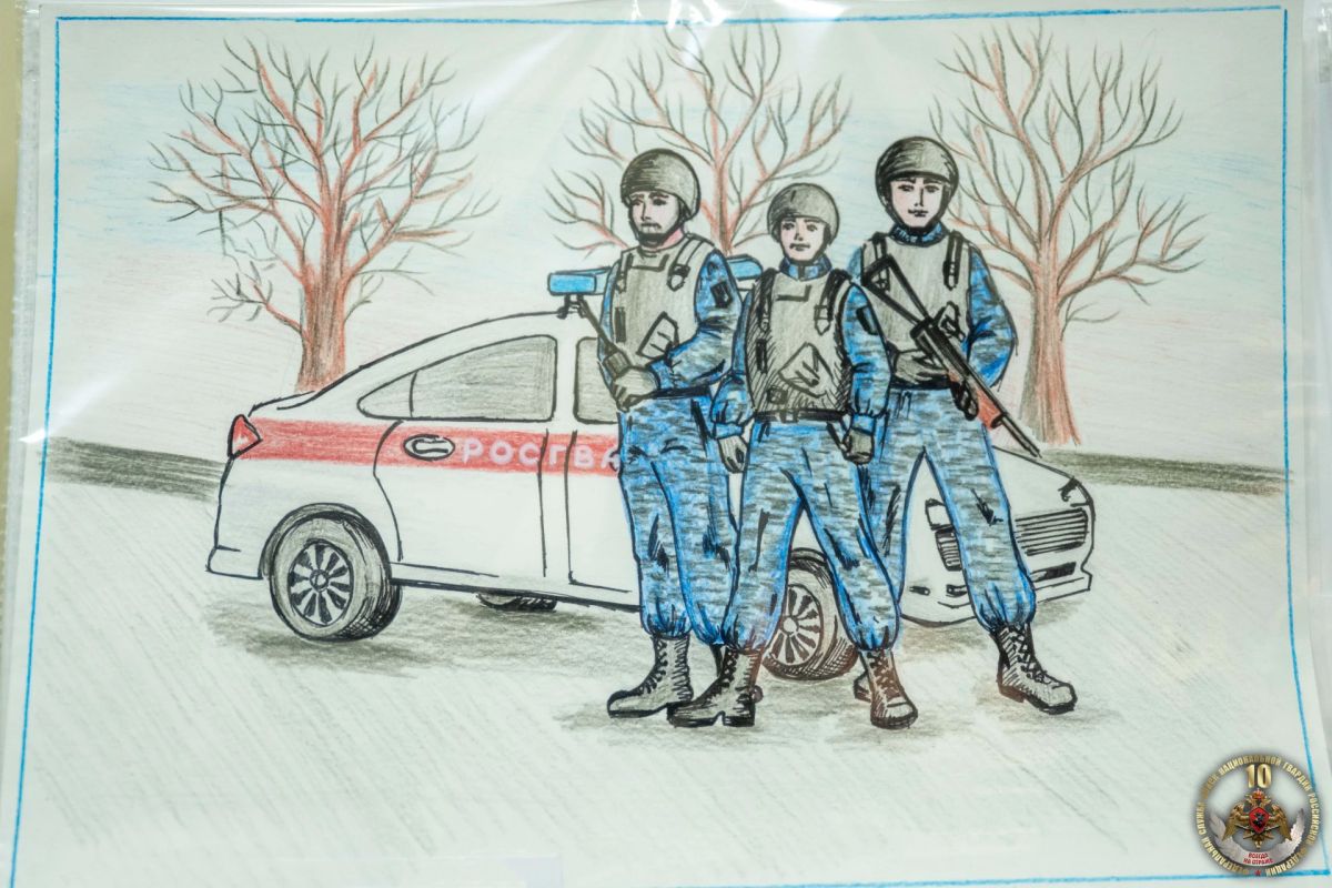 В ДНР ко Дню вневедомственной охраны прошёл конкурс рисунков среди детей росгвардейцев В ДНР ко Дню вневедомственной охраны прошёл конкурс рисунков среди детей росгвардейцев