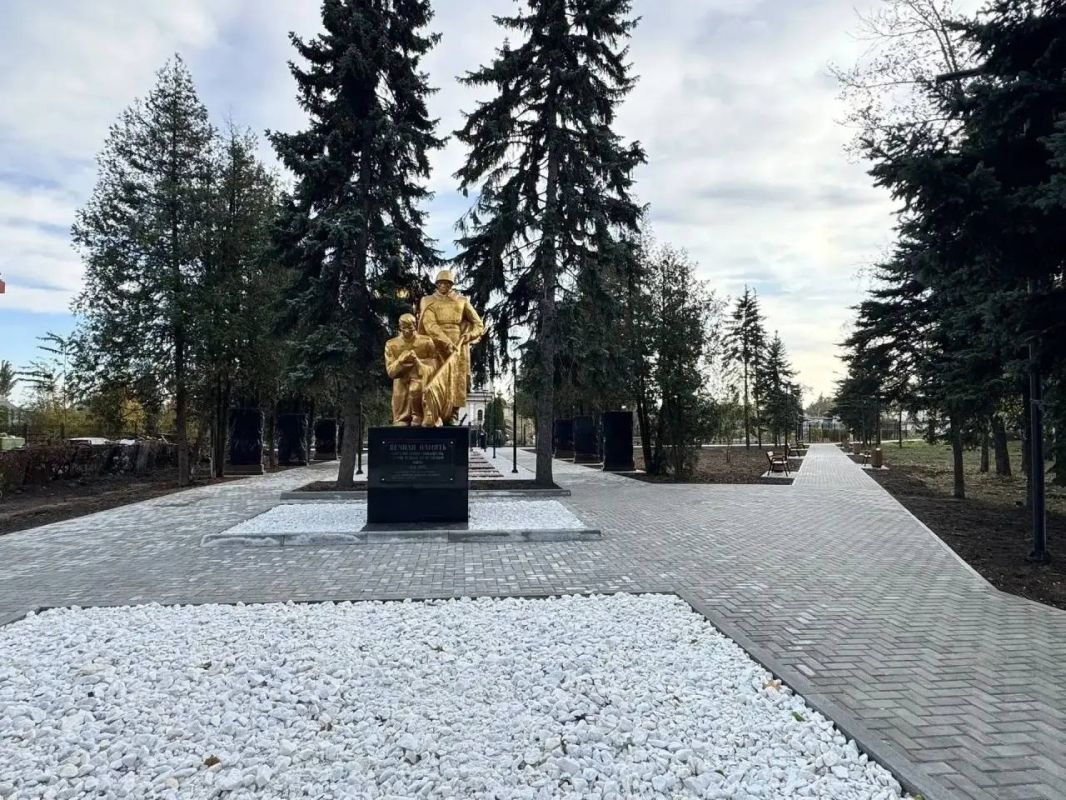 В Ждановке завершено создание Аллеи памяти Героев В Ждановке завершено создание Аллеи памяти Героев