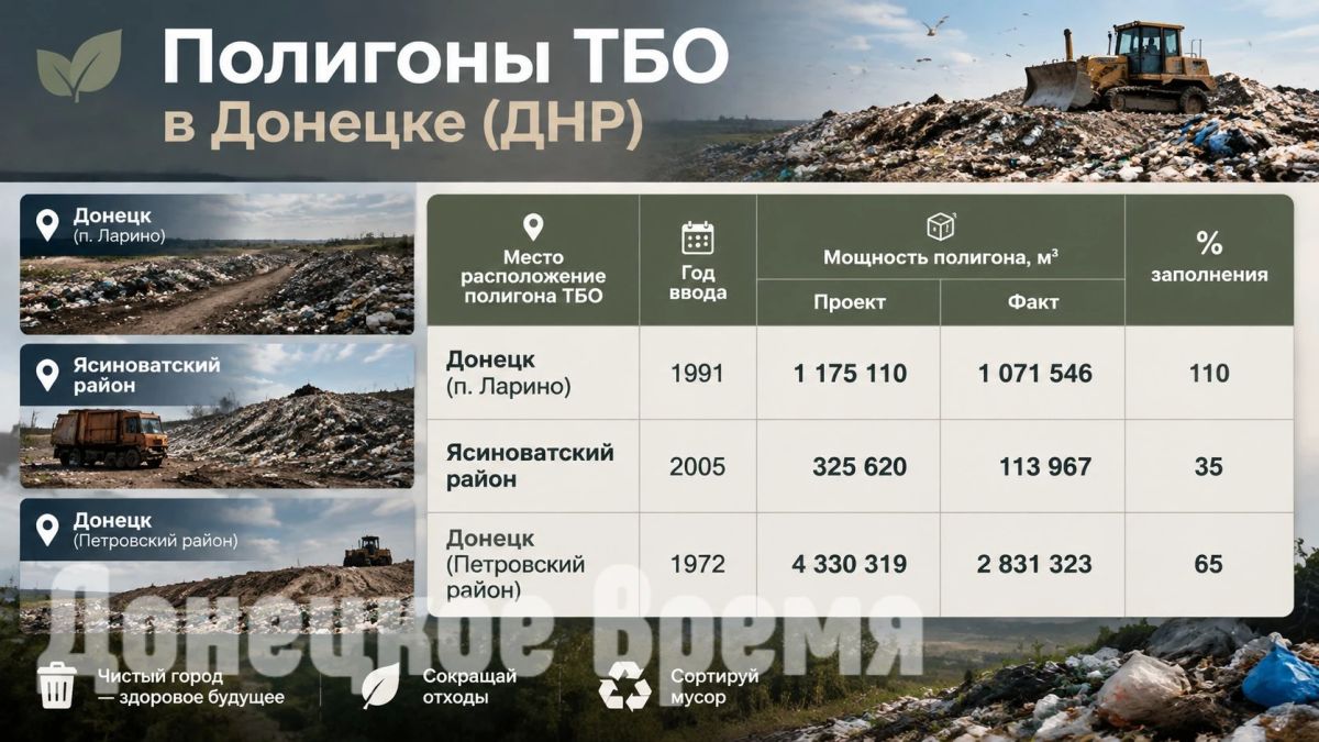 “В любом другом регионе он существовать бы не смог”: когда закроют мусорный полигон в Петровском районе Донецка “В любом другом регионе он существовать бы не смог”: когда закроют мусорный полигон в Петровском районе Донецка