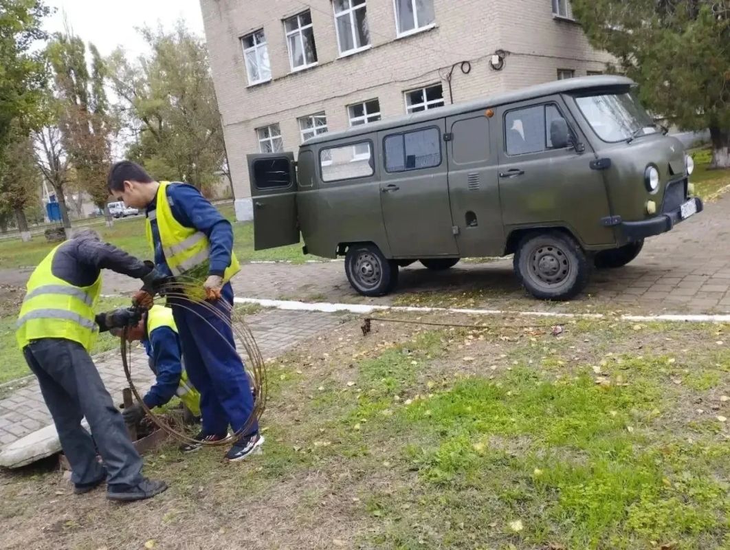 За прошедшую неделю ремонтно-восстановительные бригады Мособлводоканала выполнили 16 мероприятий на сетях водоснабжения и водоотведения на территории Новоазовского муниципального округа За прошедшую неделю ремонтно-восстановительные бригады Мособлводоканала выполнили 16 мероприятий на сетях водоснабжения и водоотведения на территории Новоазовского муниципального округа